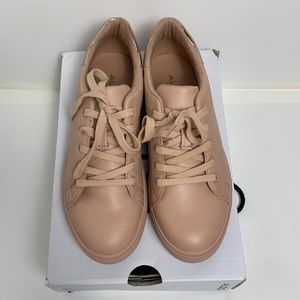 SAKODA-55 Also Blush Pink Lace-up Sneakers